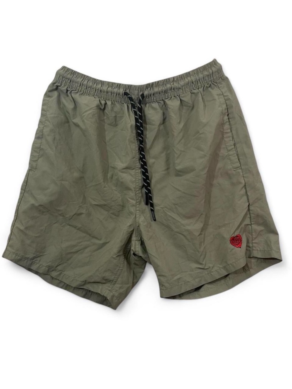 Brooklyn Cloth Olive Green Drawstring Casual Summer Shorts Men’s size M